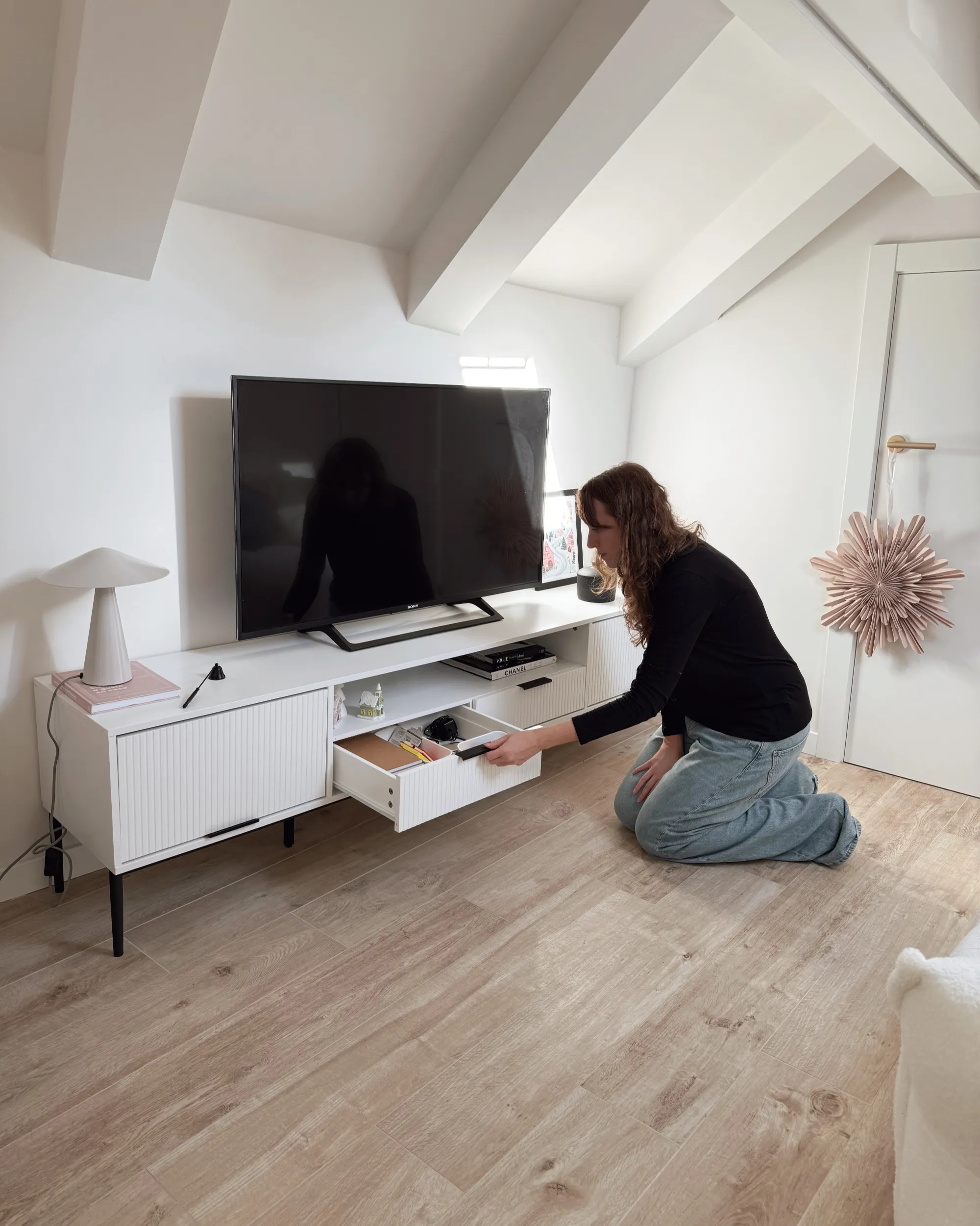 TV-meubel LEDUC Wit