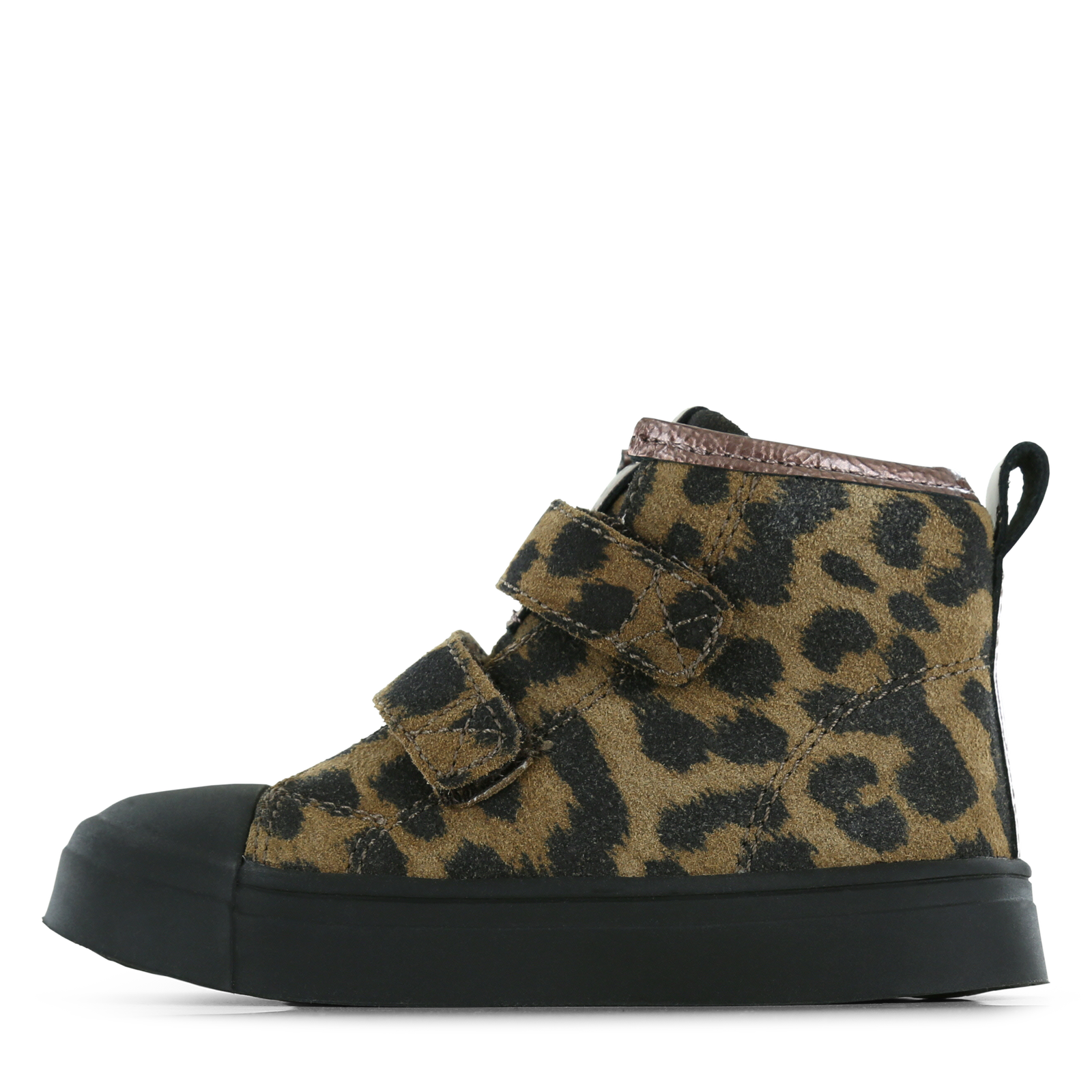 Shoesme klittenbandboot met panterprint Suède | Sale