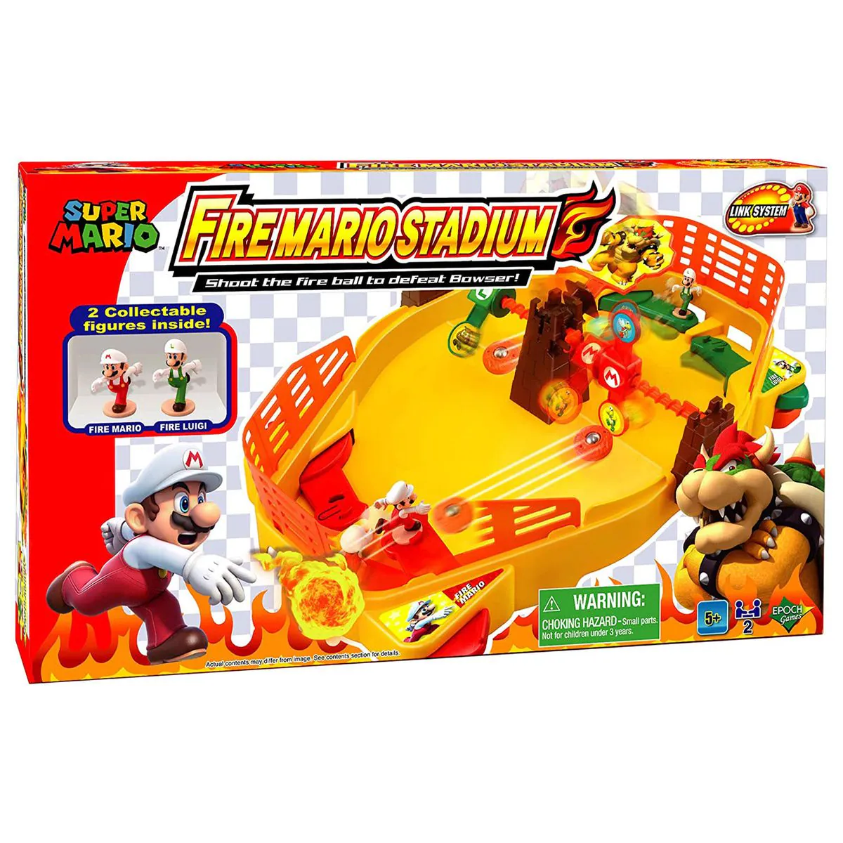 EPOCH 7388 - Nintendo - Super Mario - Link System - Fire Mario Stadium, Actionspiel