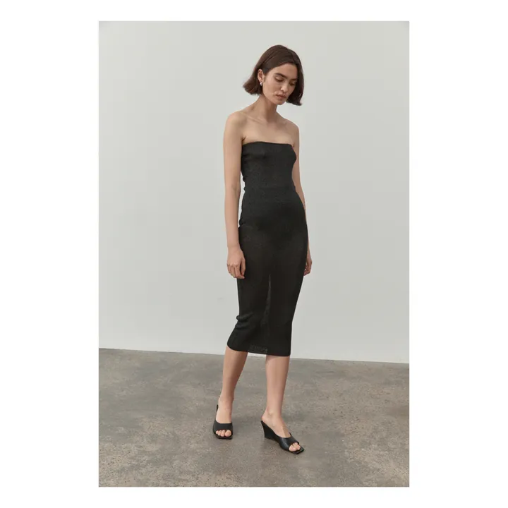 St Agni Robe Bustier 90's | Noir