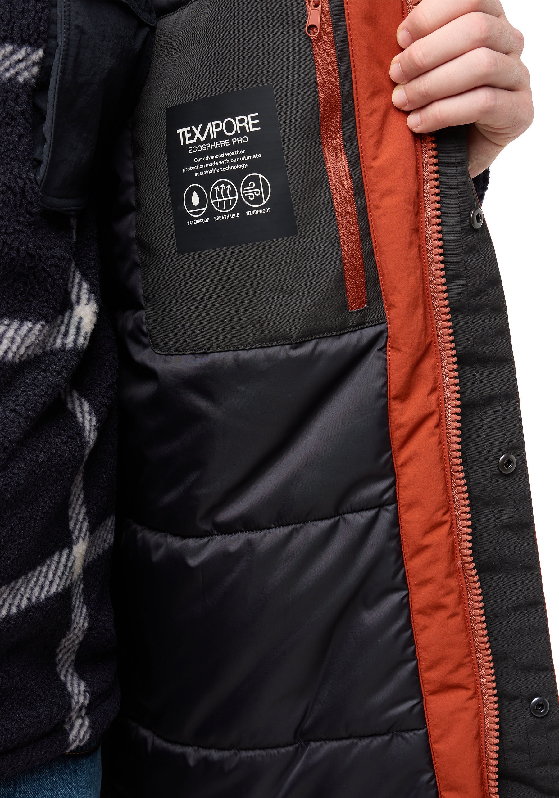 Jack Wolfskin Funktionsparka »GLETSCHERSEE« mit Kapuze Wärmend, wasserdicht, Übergangsjacke
