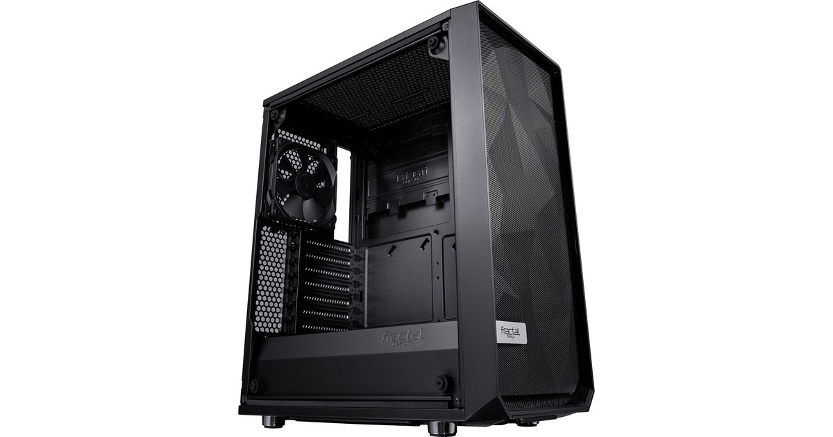Fractal DesignMeshify C midi tower behuizing  (Zwart | 2x USB-A | Tempered Glass)