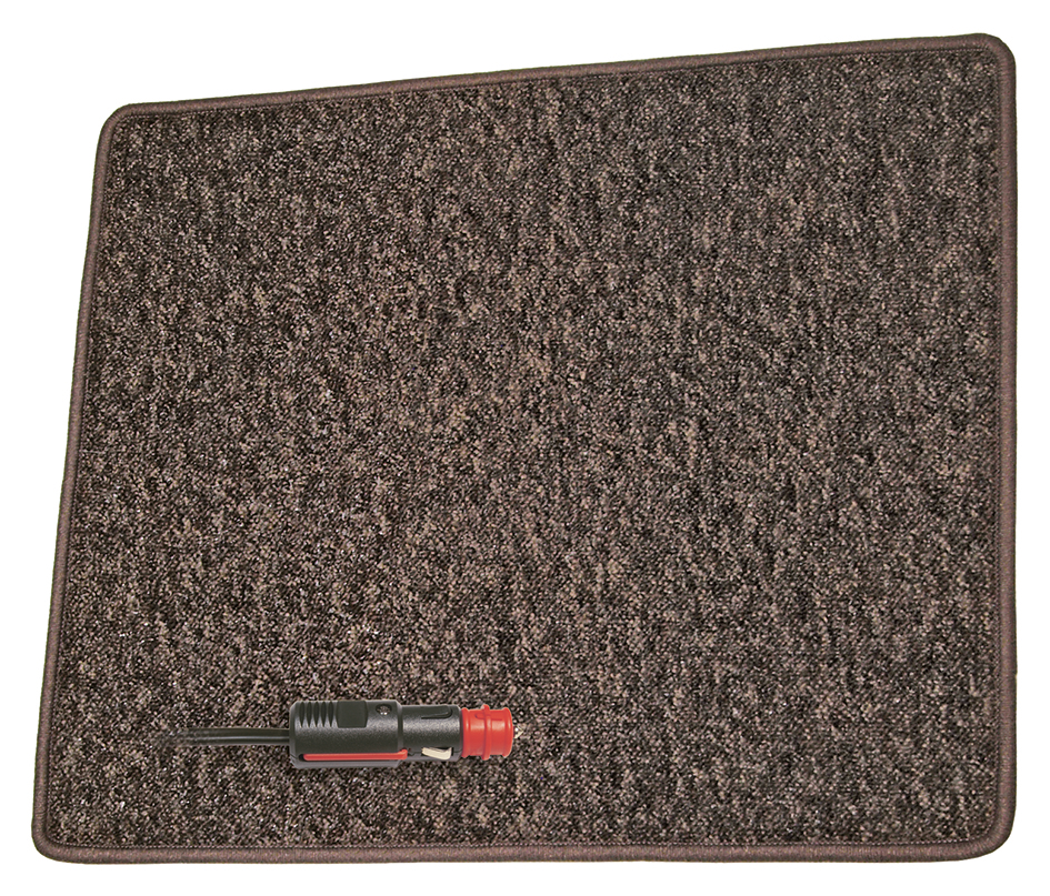 Pro Car Heizteppich 12 V 40 x 80 cm braun