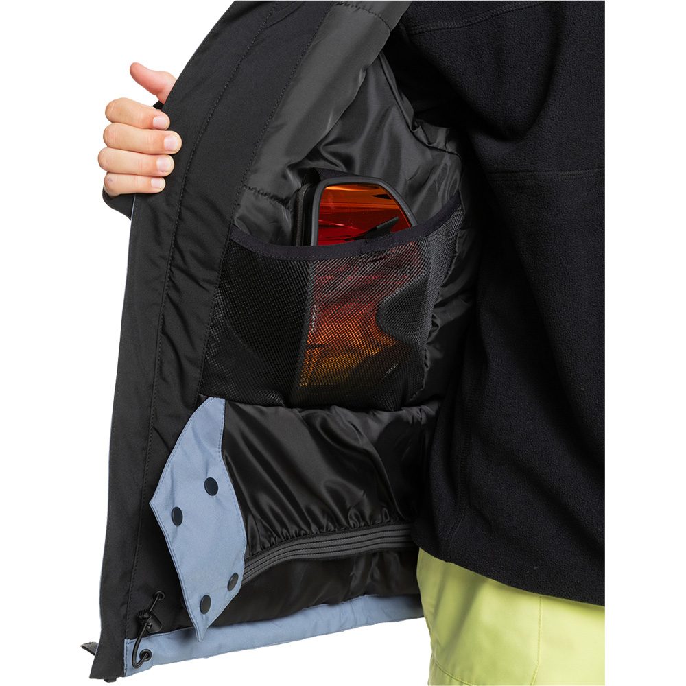 Quiksilver Side Hit Youth Skijacke Jungen true black