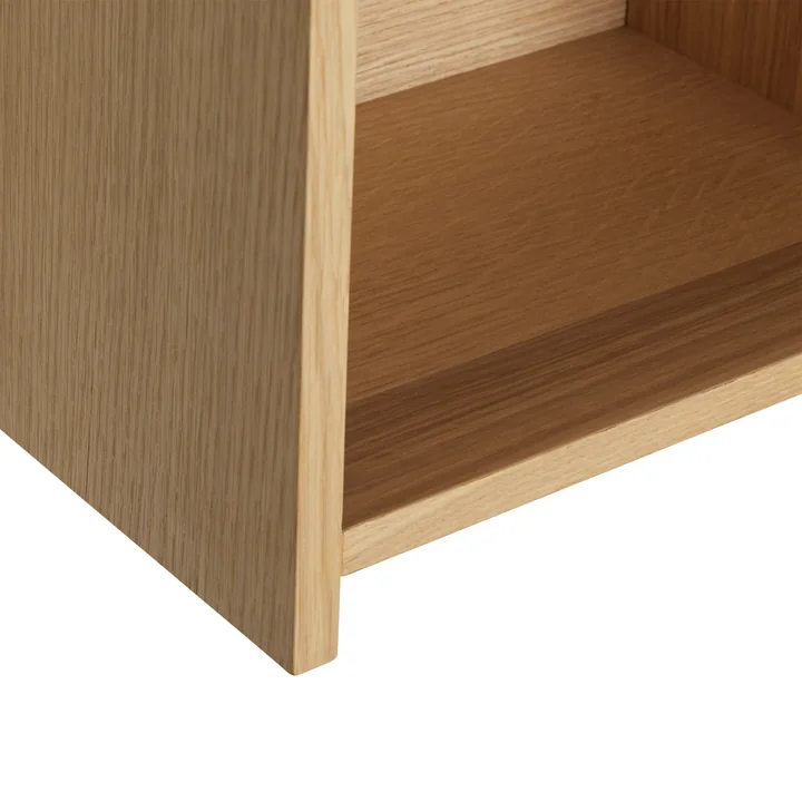Hübsch Interior - Focal Wandregal, L 80 cm, Eiche