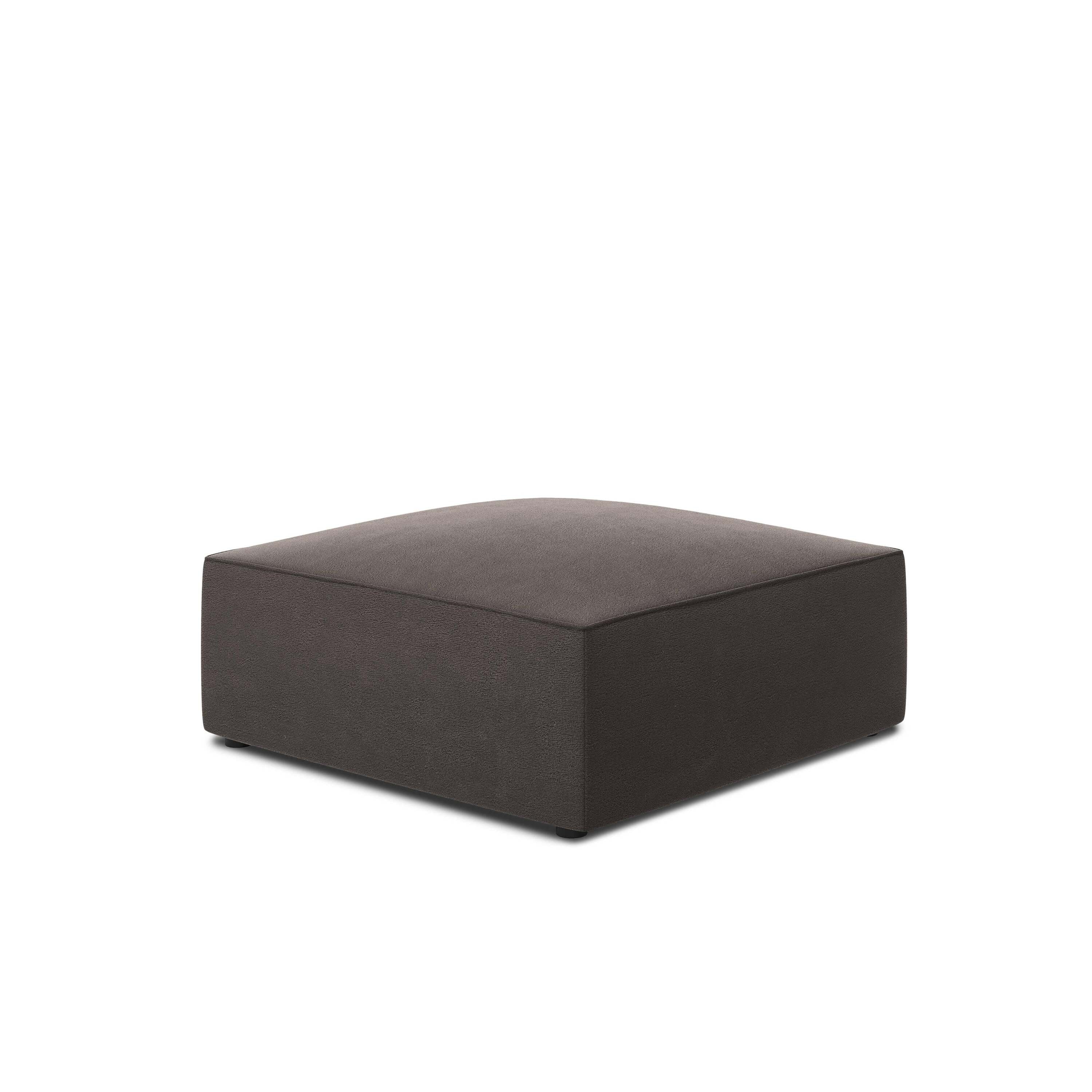 Windsor & Co Sao Hocker - Velvet  - Donkergrijs