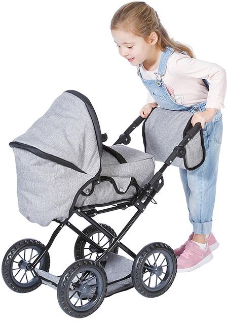 Knorrtoys® Kombi-Puppenwagen »Ruby - Stone« mit Wickeltasche