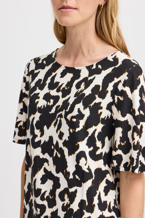 Fransa FRSAVOY TEE 1 Black aop ao24 02e
