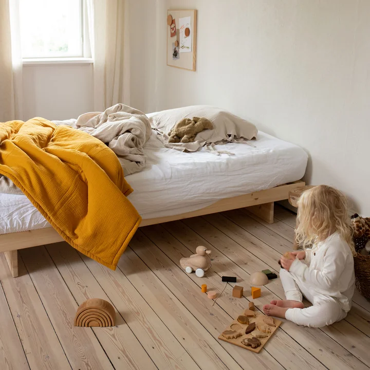 Karup Design - Kanso Bett, 180 x 200 cm, Kiefer natur