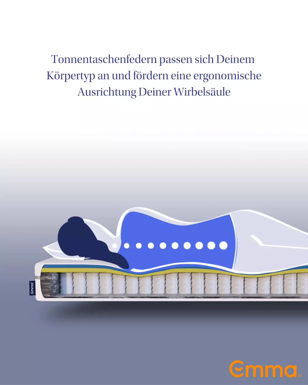 Taschenfederkernmatratze Emma One Federkern
