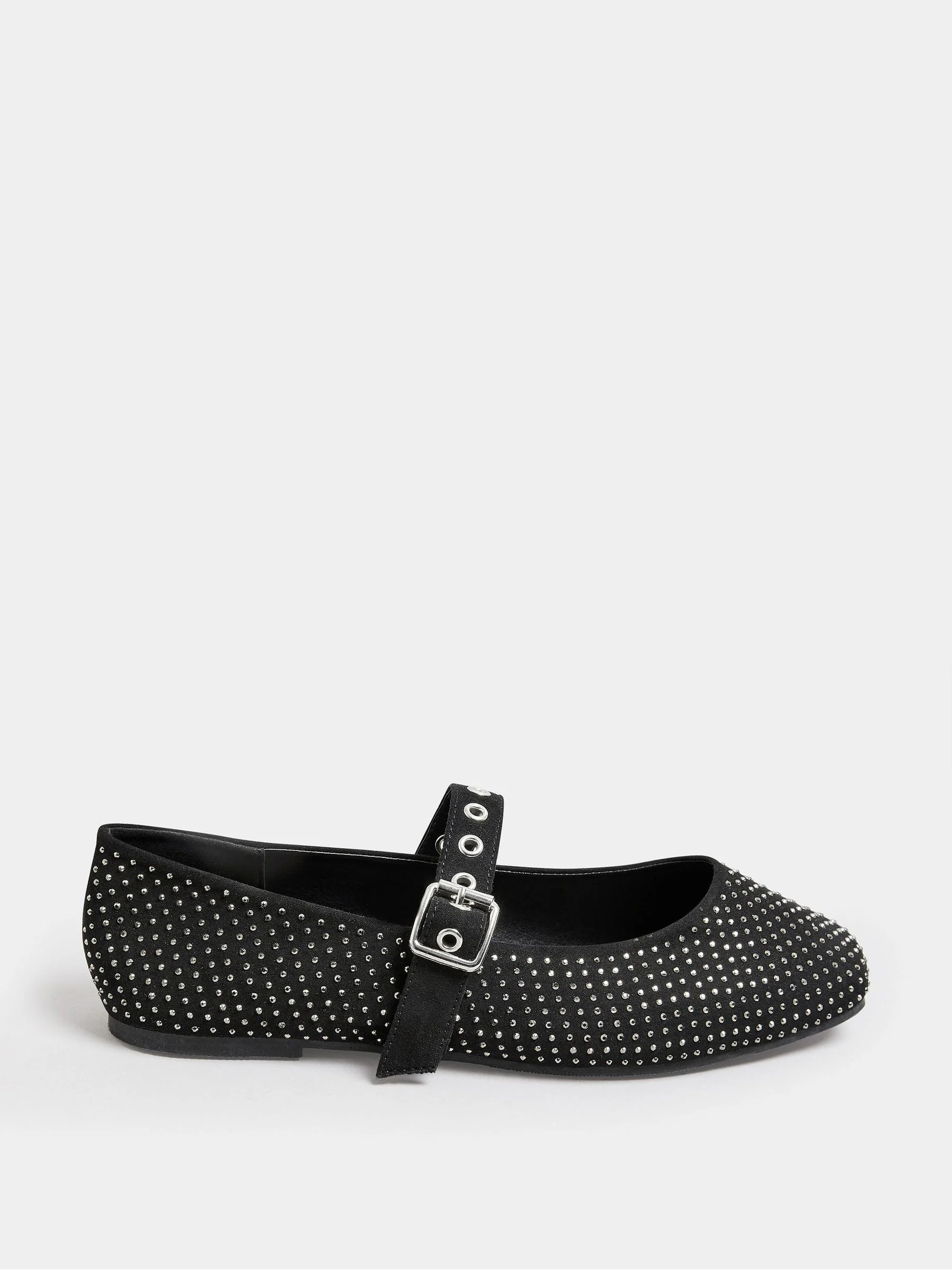 Yours Curve Mary Jane schoenen met extra brede pasvorm en ruitvorm