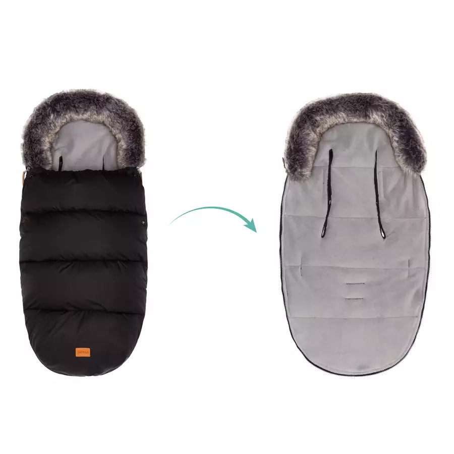 fillikid Winterfußsack Manaslu Schwarz