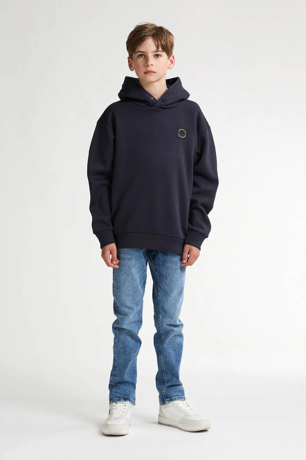 Petrol Industries hoodie donkerblauw