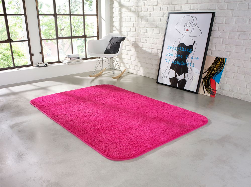 WOHNWOHL® Moderner Supersoft Teppich I Dekoteppich I Wohnteppich I Wohnzimmerteppich I Läufer I Hochflor Plüsch Teppich I Größe 120 x a180 cm