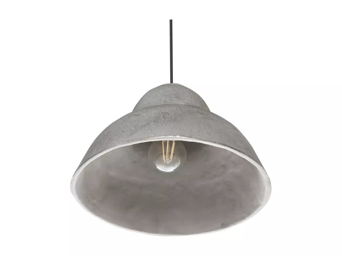 Lampe suspension KABALEBO Papier-mâché Gris