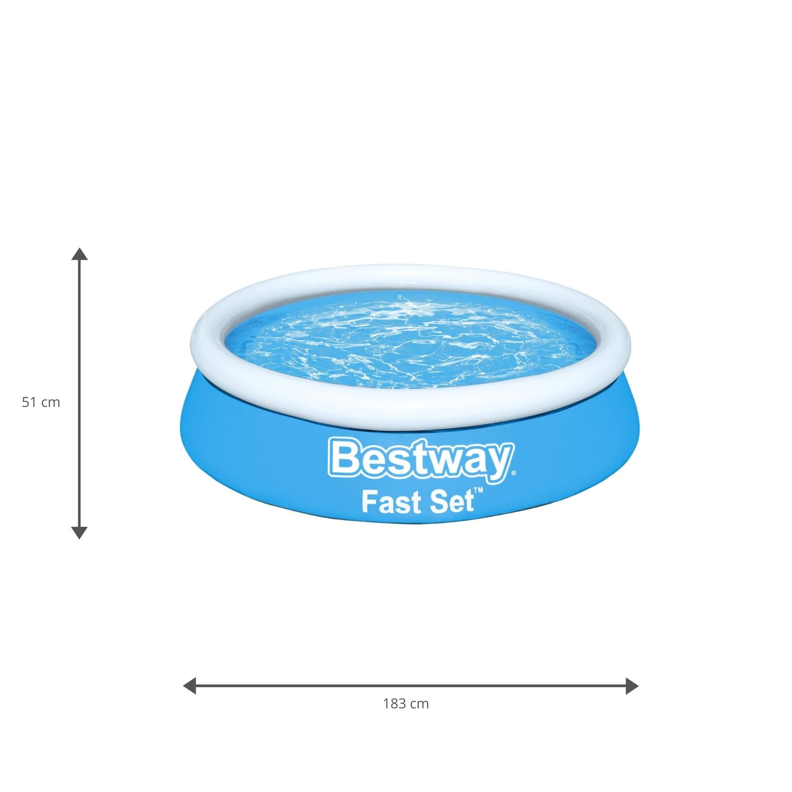 Piscina infantil inflável Bestway Fast Set My First Pool 183x51cm