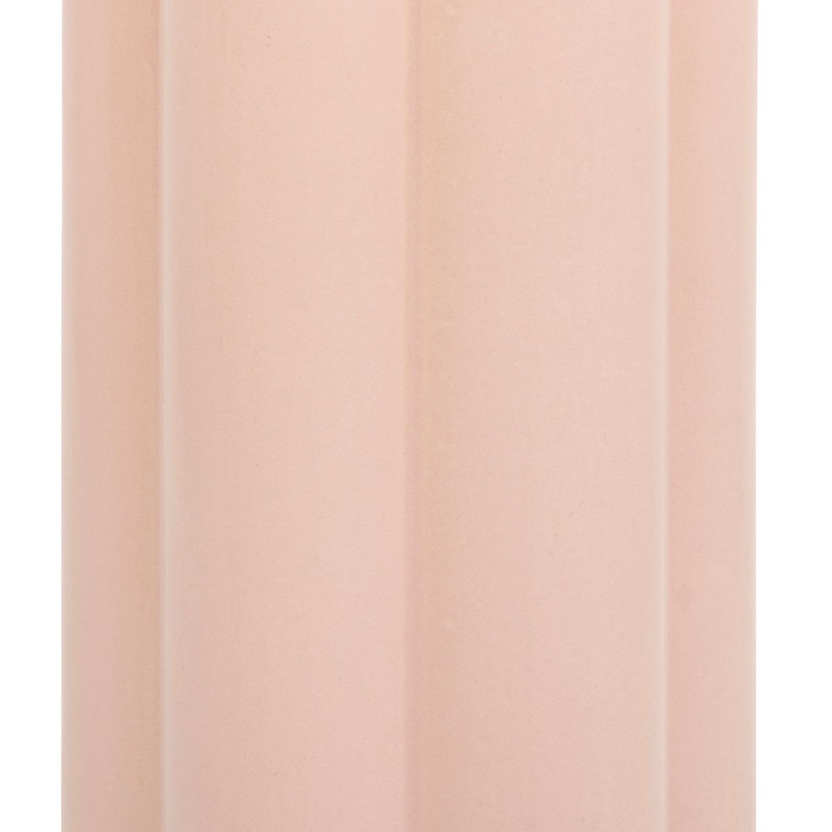 VASE FLEURS THE FLORAL COLLECTION CERAMIQUE ROSE H.28CM