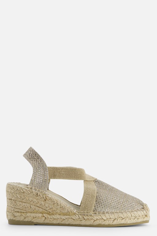 Toni Pons Triton Espadrilles goud Textiel