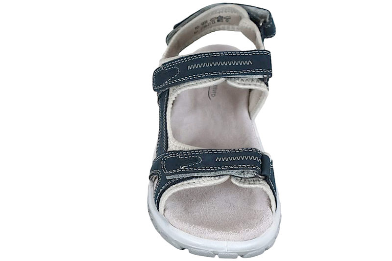 RESERVED SANDAL I DENIMBLÅ NUBUCK