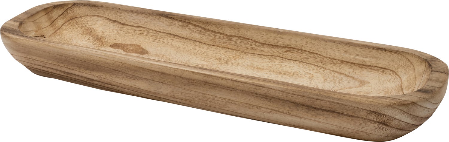 Intratuin decoratieschaal Nias bruin 78 x 27 x 9 cm
