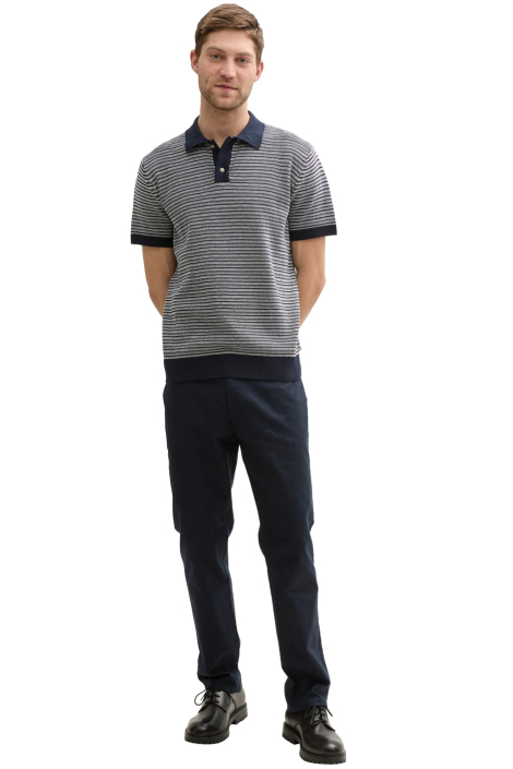 Tom Tailor blauwe heren polo
