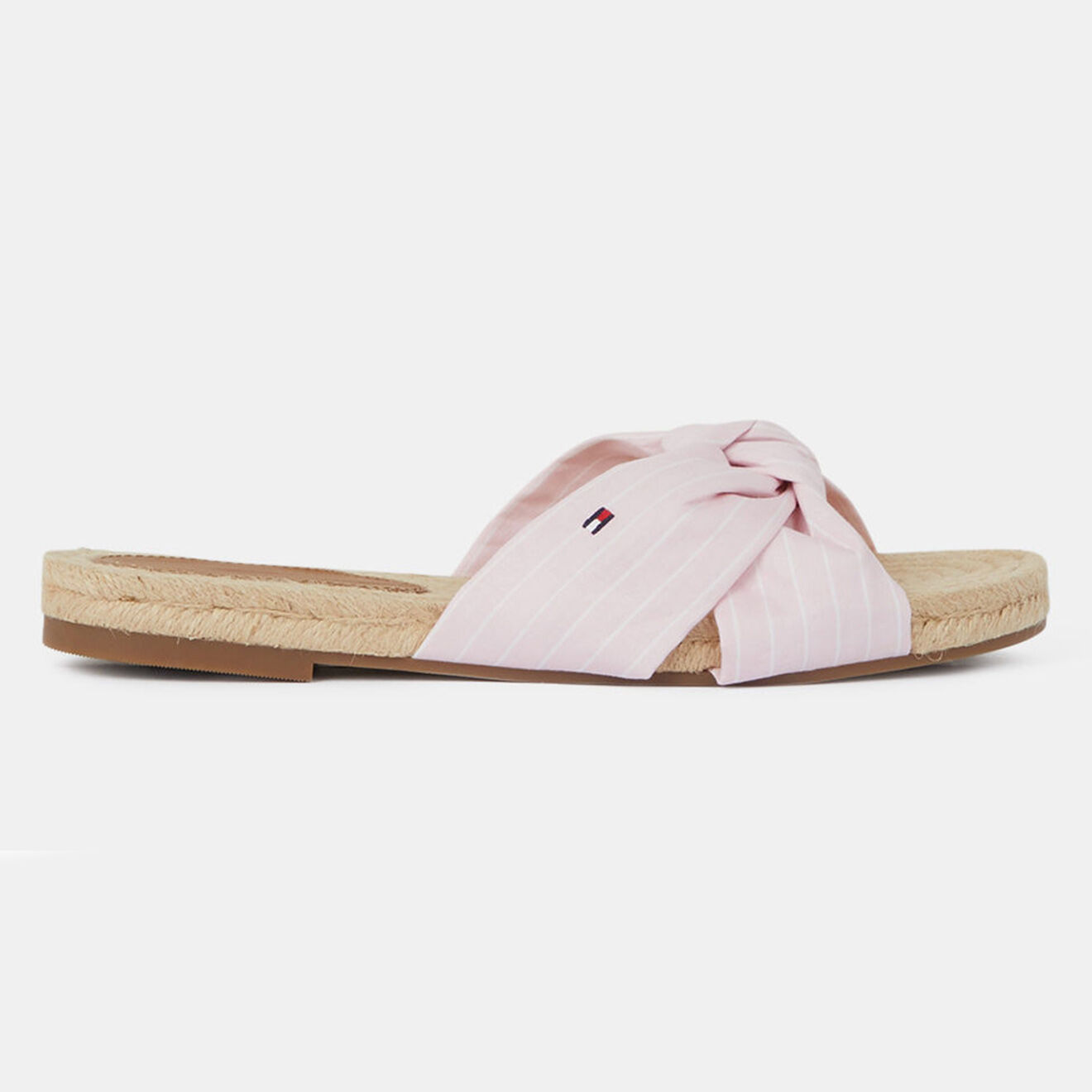 Tommy Hilfiger Mules rayées roses