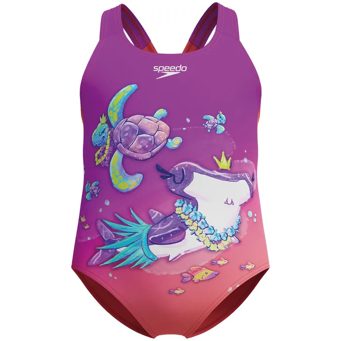 Speedo Digital Printed Badpak Meisjes