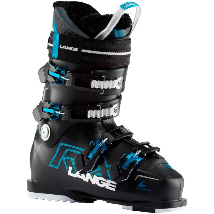 Lange RX 110 W Alpin Skischuhe Damen black electric blue
