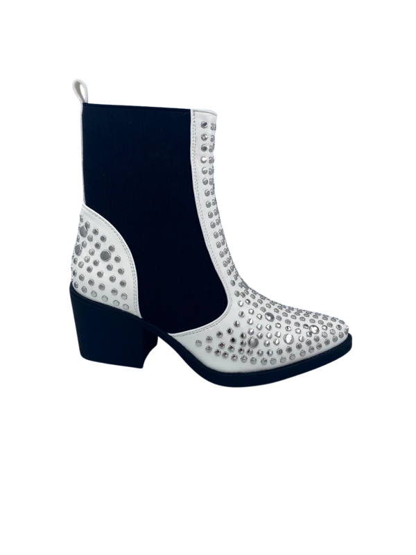 Bottines blanches Aya