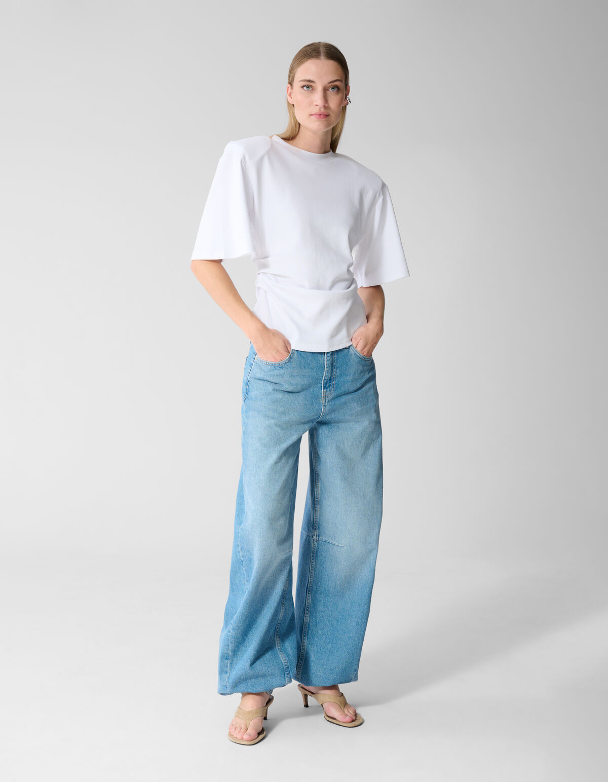 Jogger Balloon Fit Jeans Mediumstone