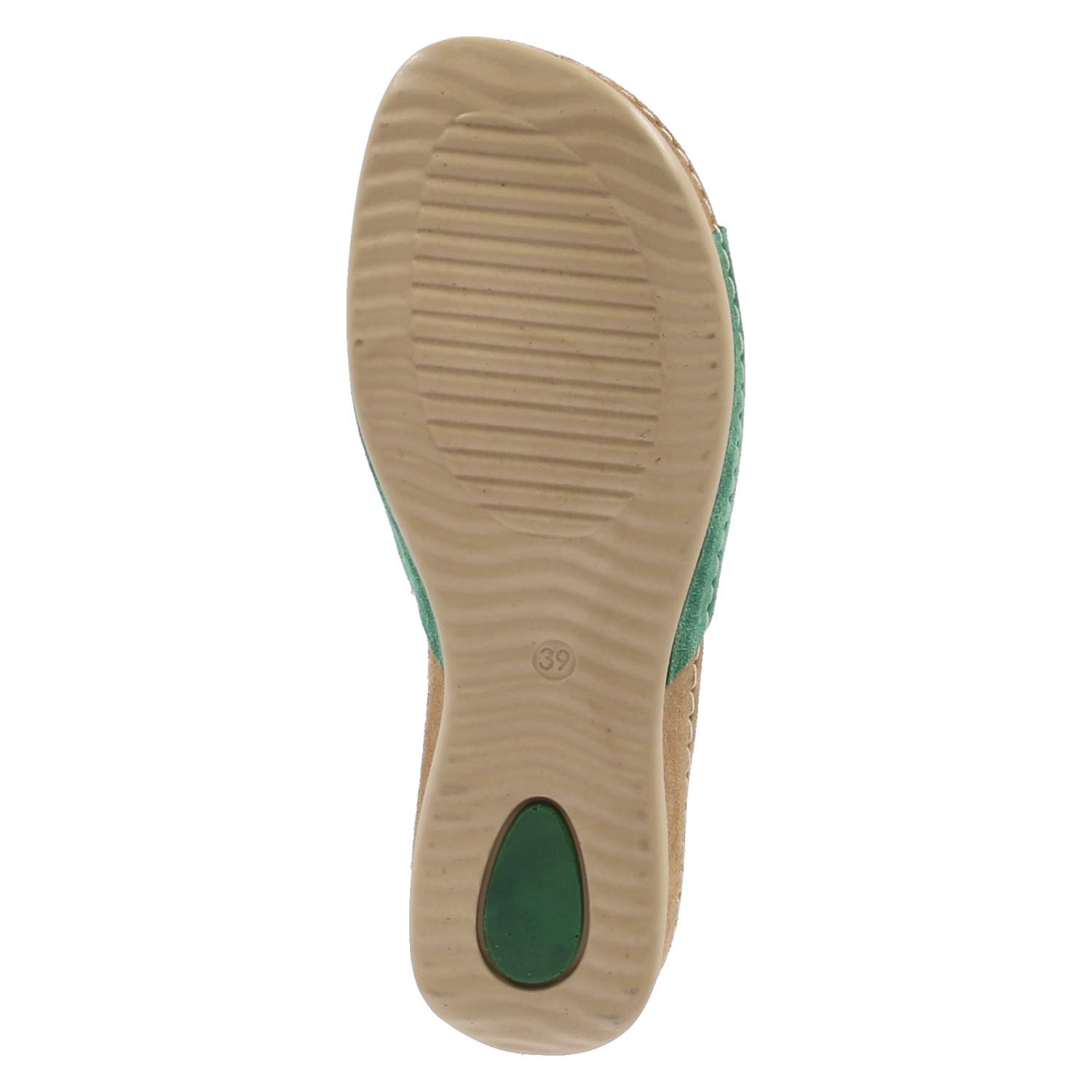 Kaerlek Pantoletten - green polo