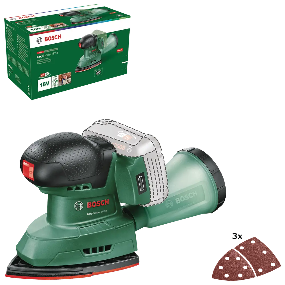 Bosch Multisliber EasySander 18V-8