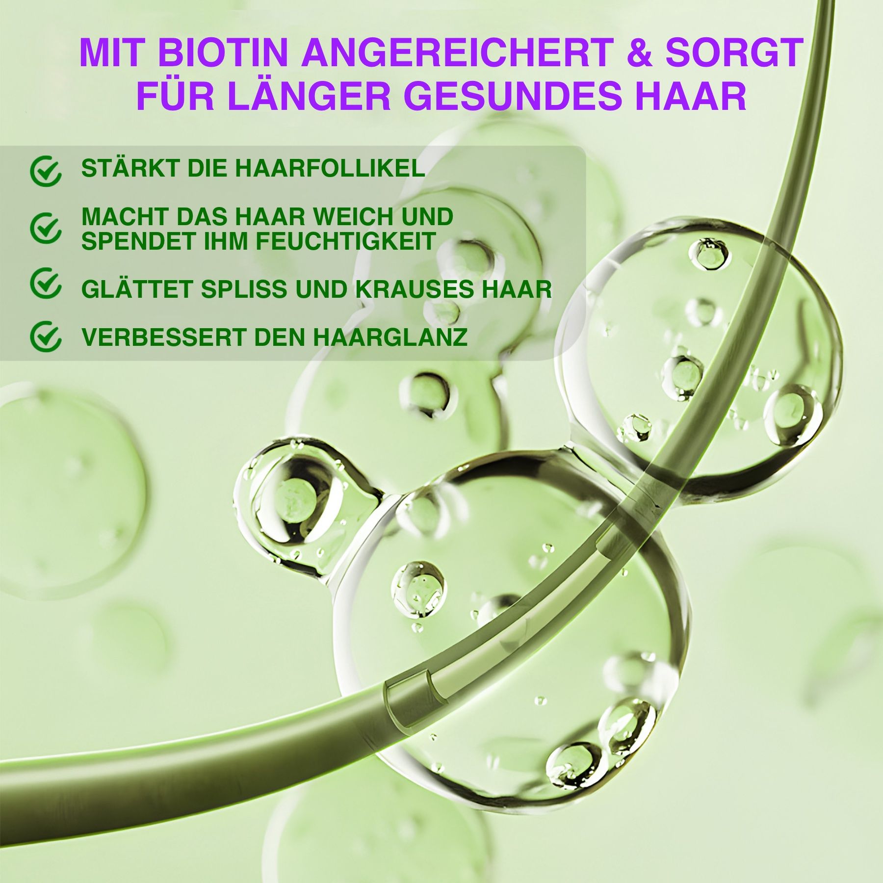 ALIVER 3-in-1 Rizinus Lavendel Argan Haarspülung
