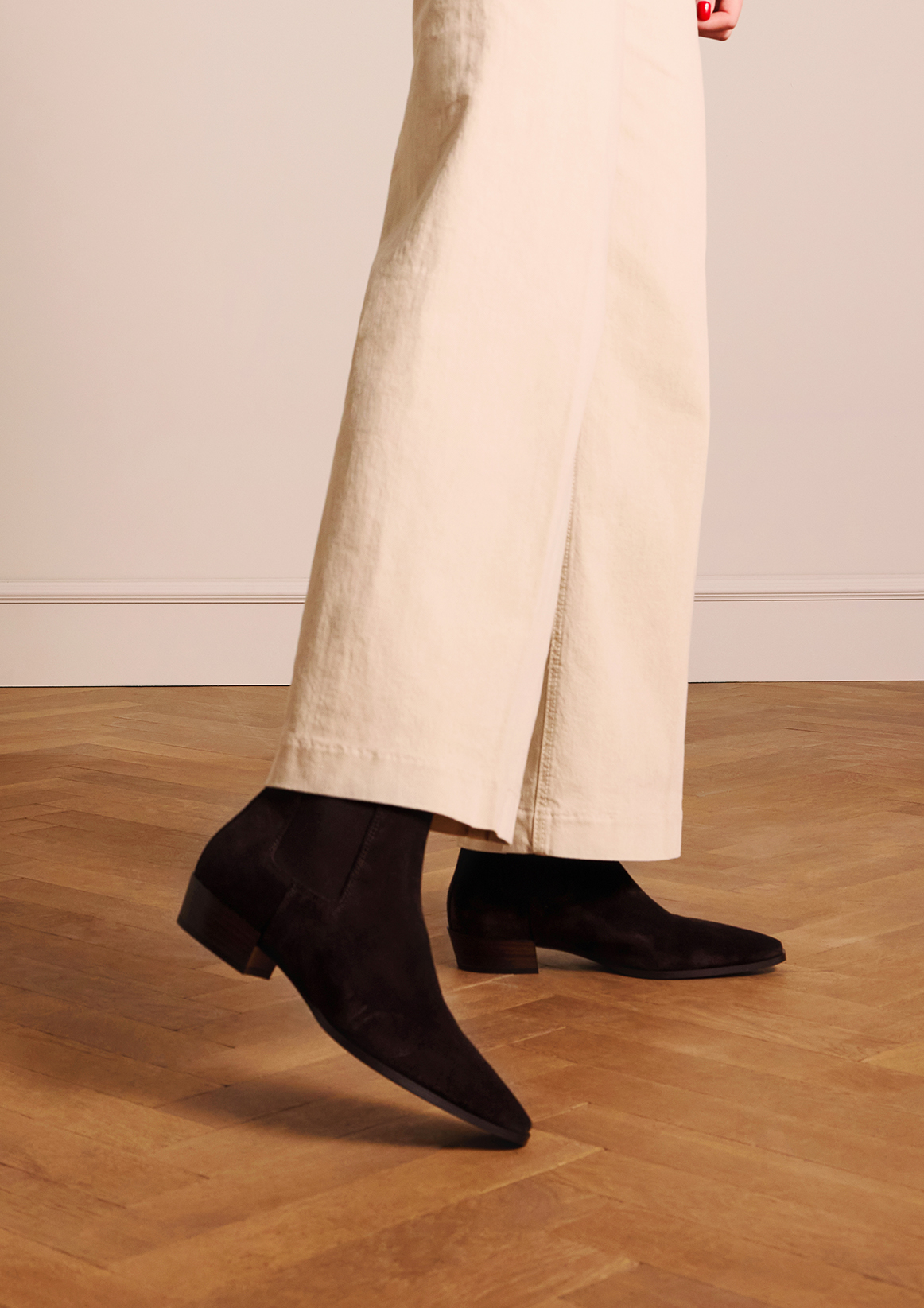 Bruine suède chelsea boots