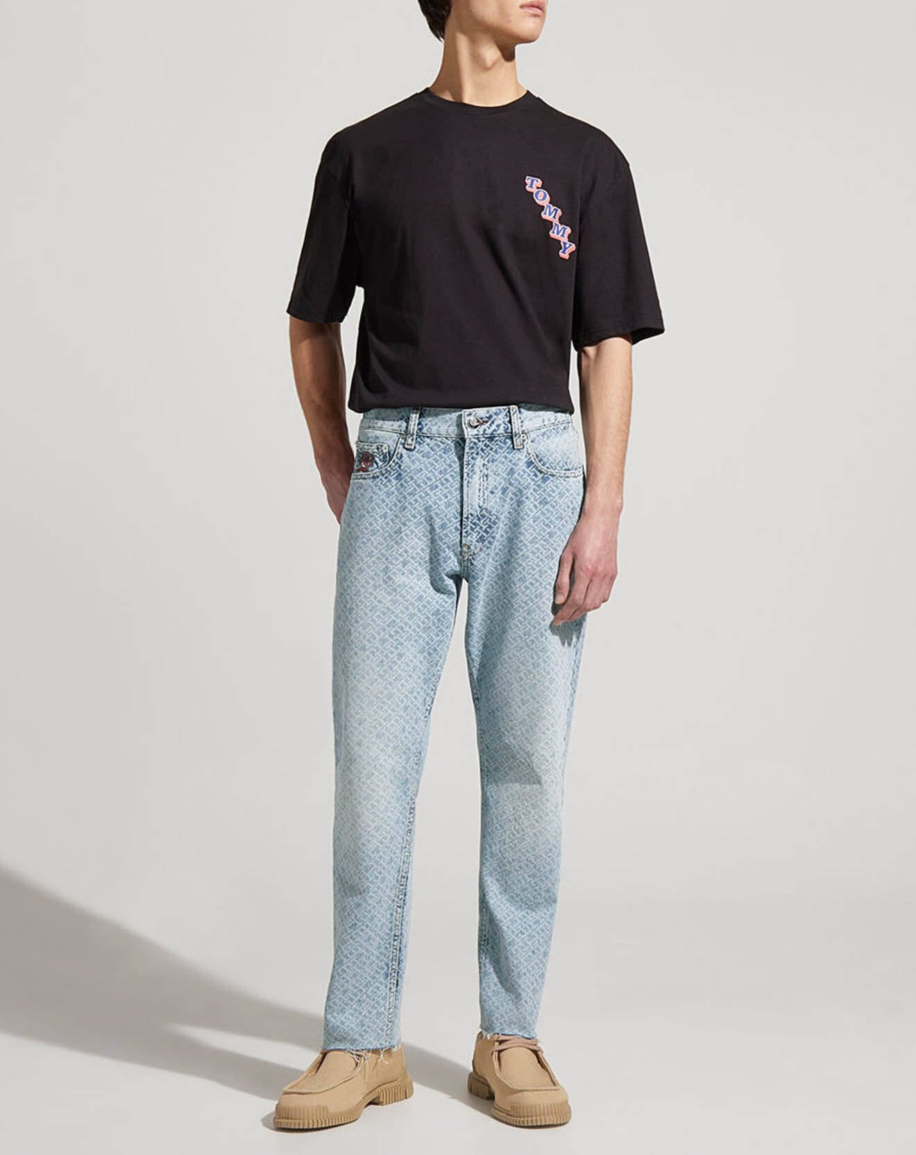 Tommy Hilfiger Jean droit Monogram bleu clair