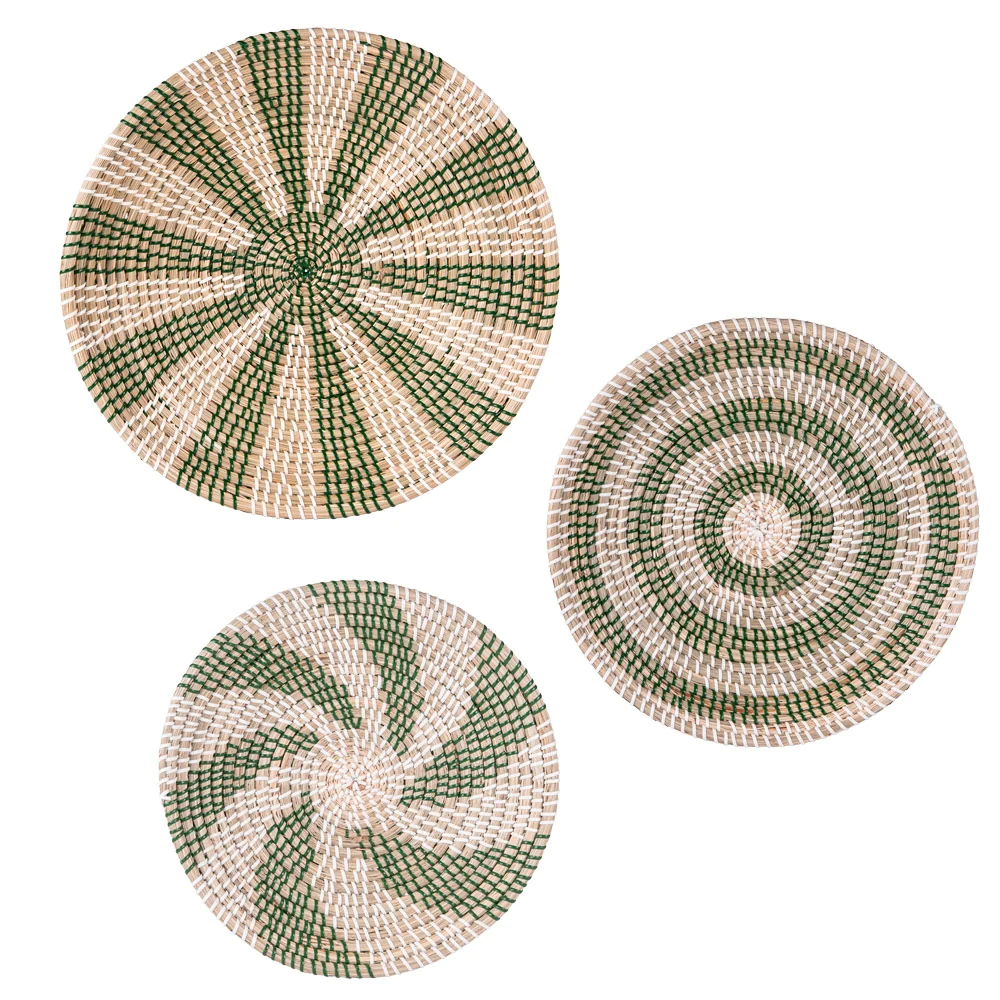 Set de 3 coupes jonc vert Table passion