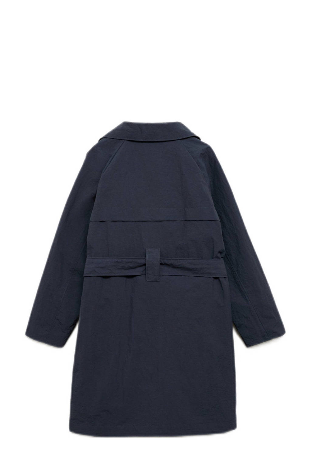 Mango Kids coat donkerblauw