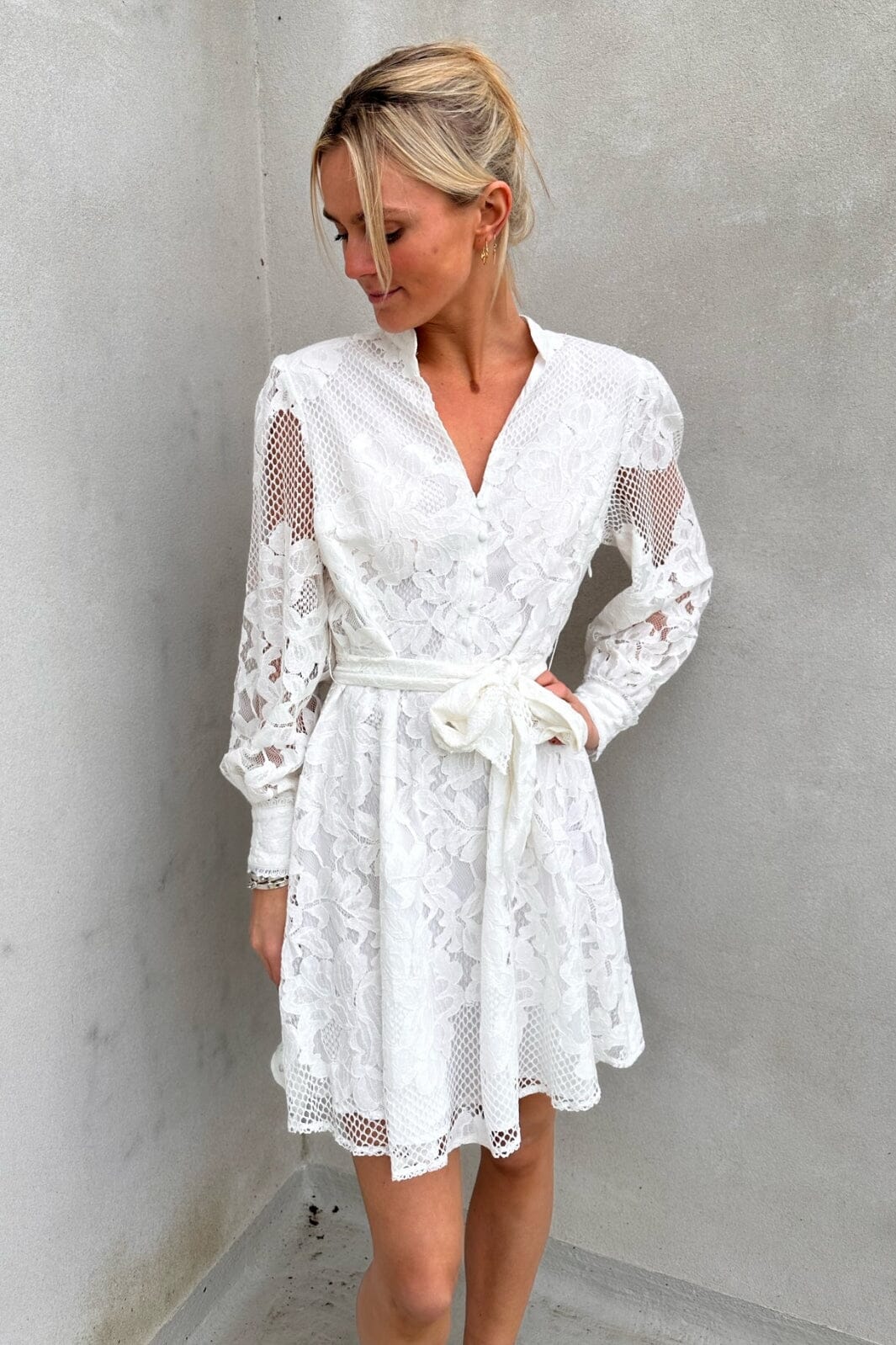 Neo Noir Heidi Lace Dress