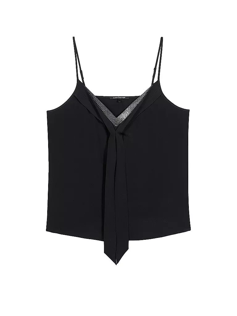 LUISA CERANO Top schwarz