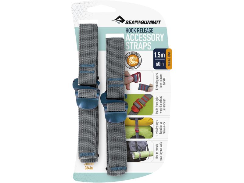 SEA TO SUMMIT Schnallriemen Accessory Strap 20 mm Gurte mit Haken