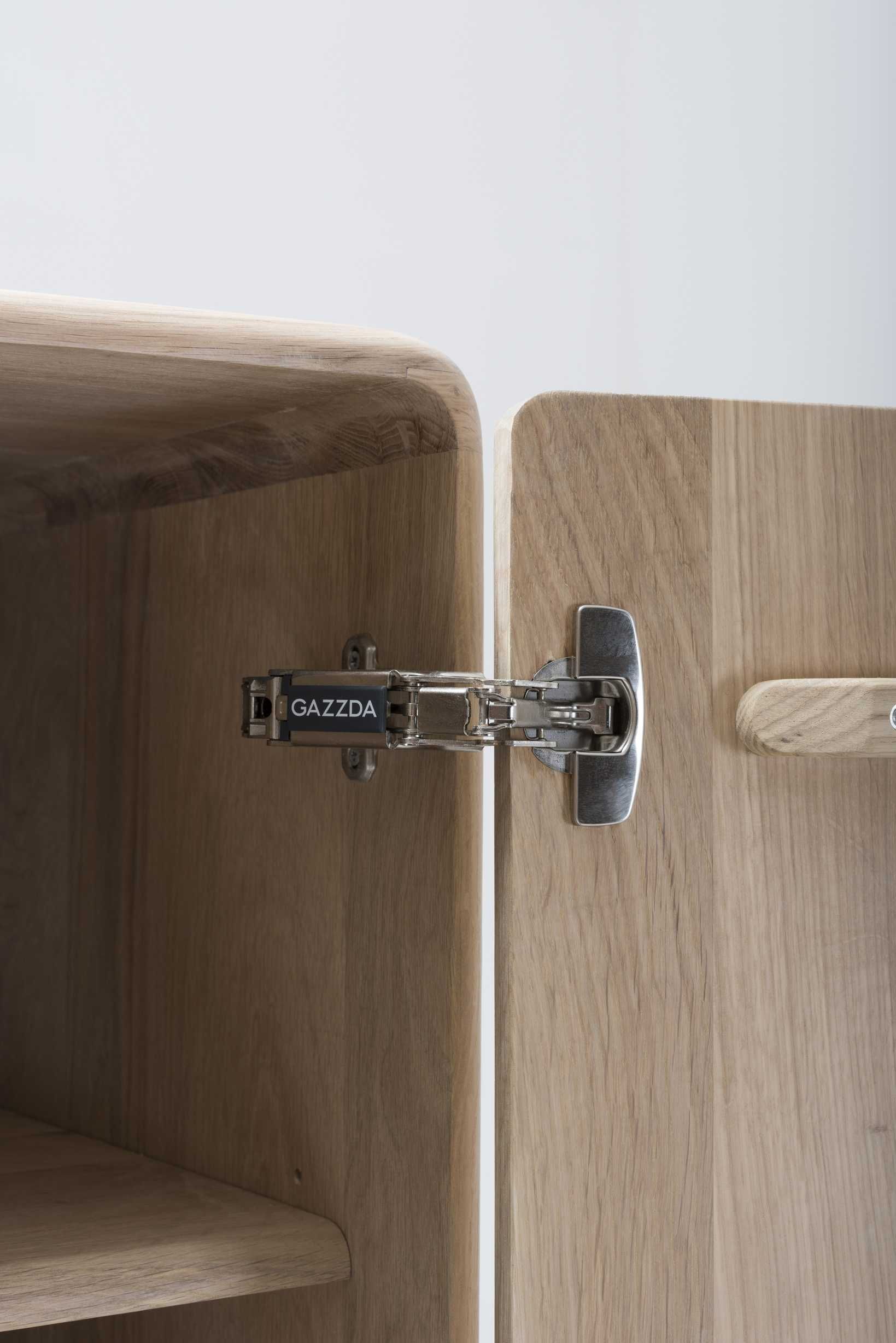 Fawn kledingkast massief hout naturel