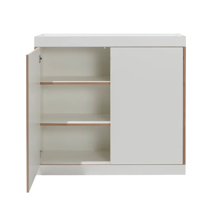 Müller Small Living - Flai Kommode mit Türen, weiss