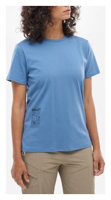 T-shirt Millet Chamonix Flower Bleu Femme