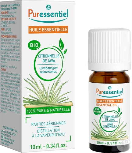Puressentiel Citronnelle De Java Bio Huile Essentielle 10ml