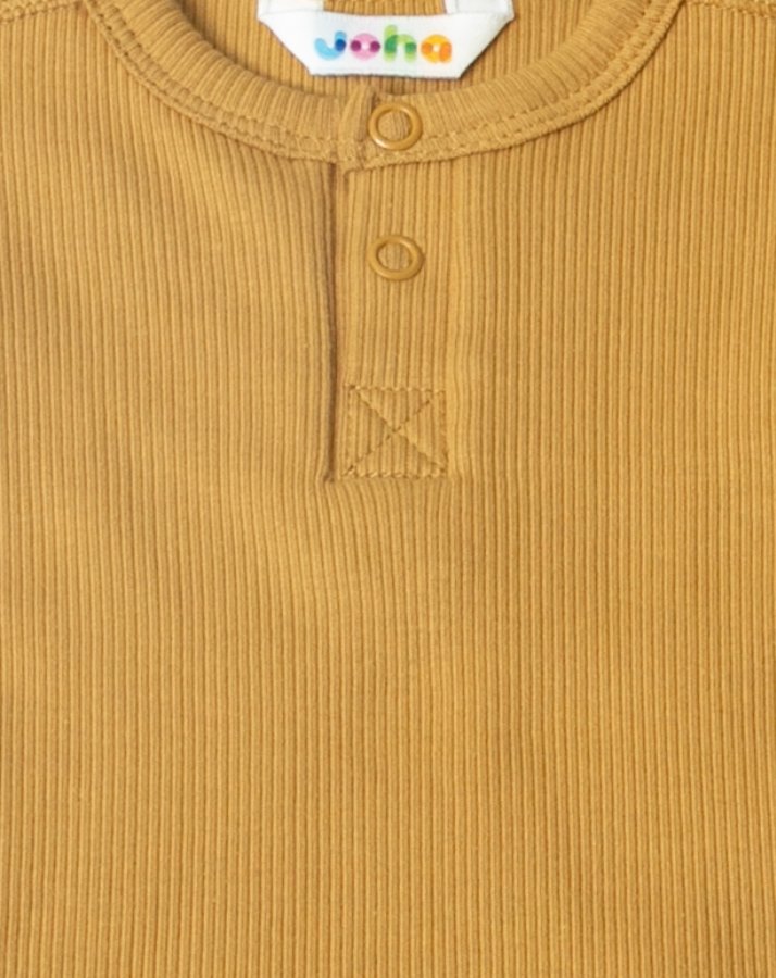 T-Shirtbody 4022 RIB kurzarm in mustard