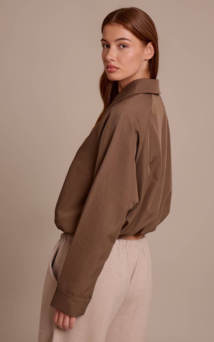 Moka Veste Bomber Utilitaire À Cordon De Serrage