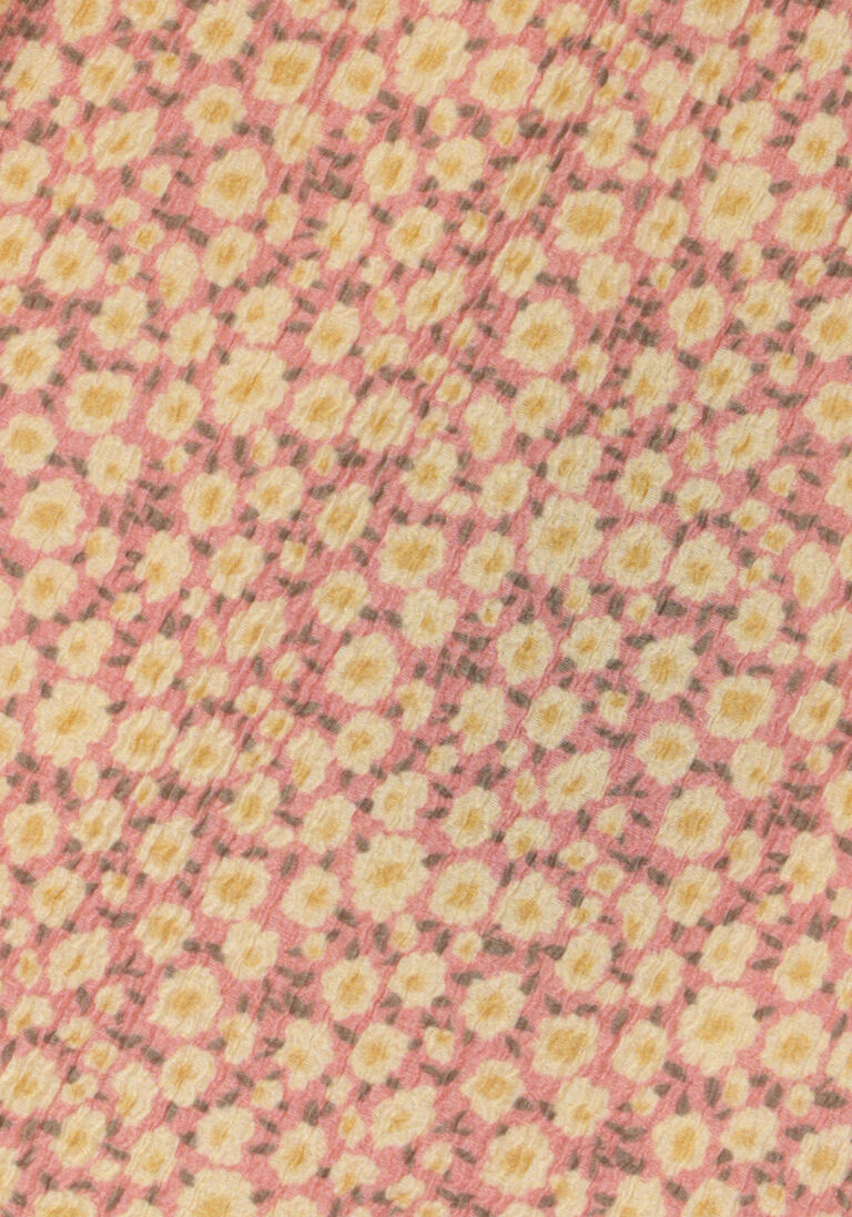 LIKE FLO oranje like flo top fancy flower ss top