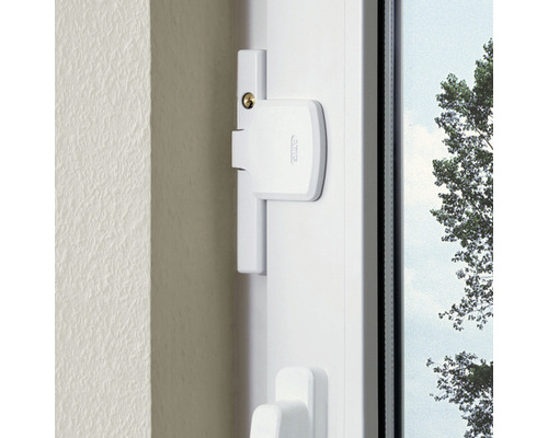 Abus FTS206 W AL0125 raambeveiliging met tweetraps vergrendeling, wit
