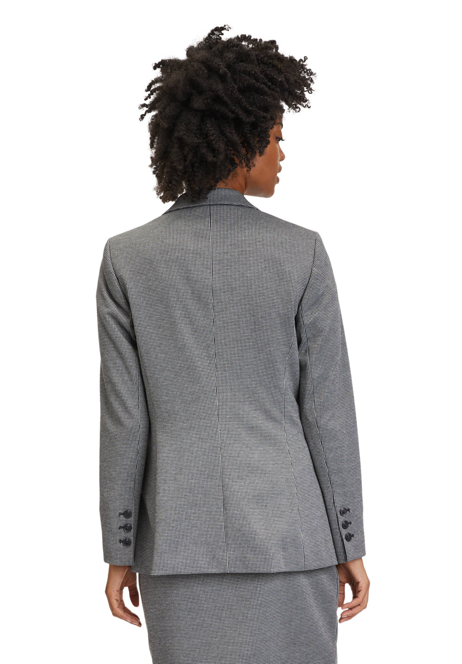 Betty & Co| Damen Longblazer mit Muster