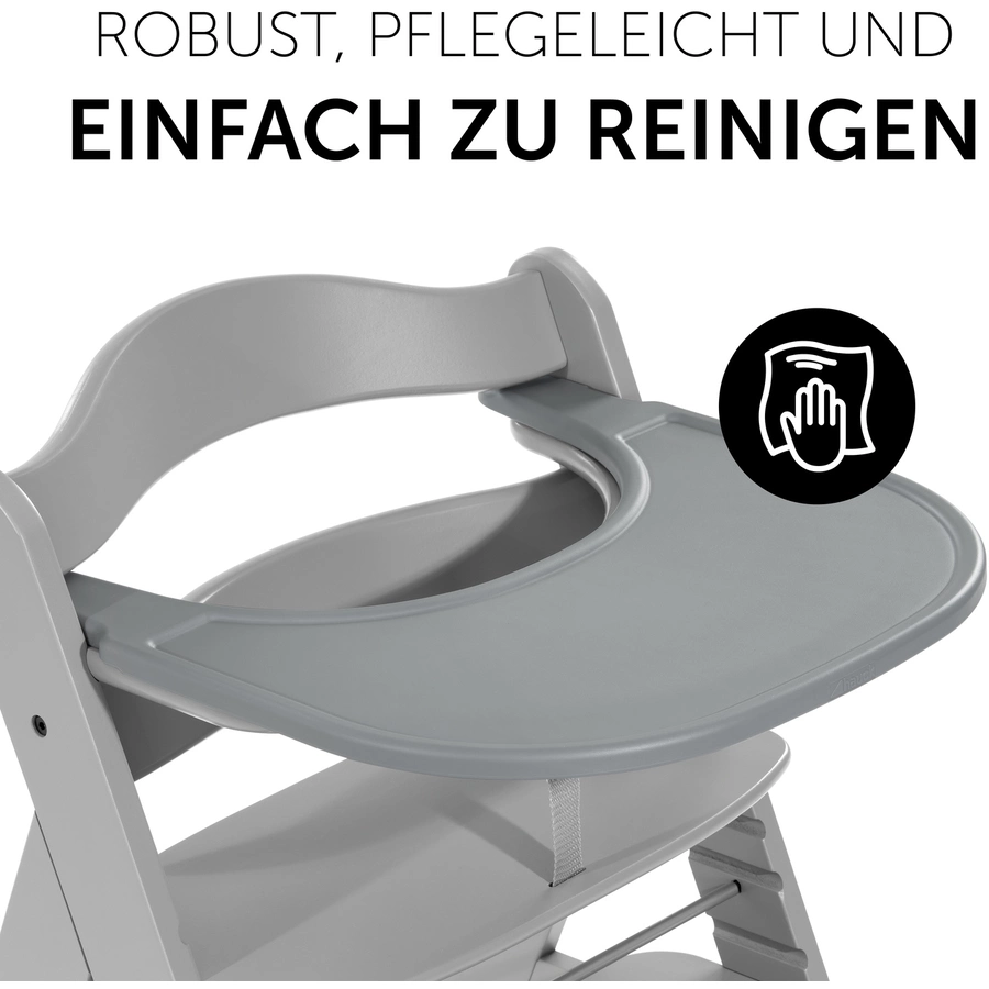 Hauck Alpha Esstisch Click Tray Grey